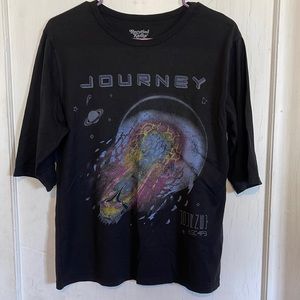 Oversized Journey Band Tee